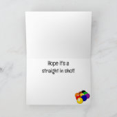 Billiard Balls Design Grußkarte Karte (Innenseite)