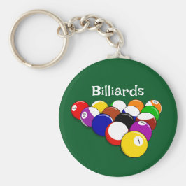 Billiard Balls Design Key Chain Schlüsselanhänger