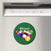 Billiard Balls Design Magnet (In Situ (Geschirrspüler))