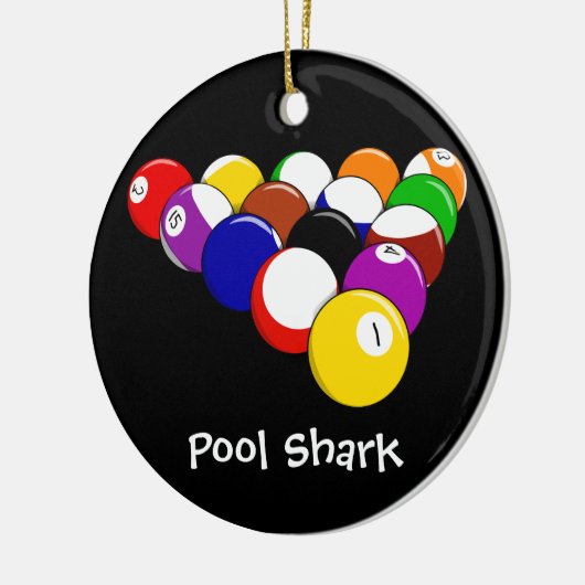 Billiard Balls Design Ornament (Links)