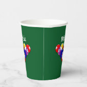 Billiard Balls Design Paper Cup Pappbecher (Rechts)