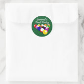 Billiard Balls Design Sticker (Tasche)