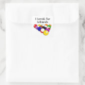 Billiard Balls Design Sticker (Tasche)