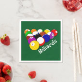 Billiard Balls Designpapier Napkins Serviette (Beispiel)