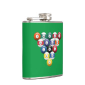 Billiard Balls Flachmann (Rechts)