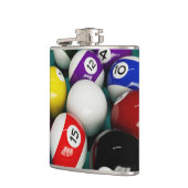Billiard Balls Flachmann (Links)