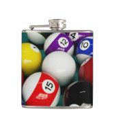 Billiard Balls Flachmann (Vorderseite)