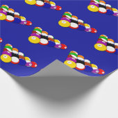Billiard Balls Geschenkpapier (Ecke)