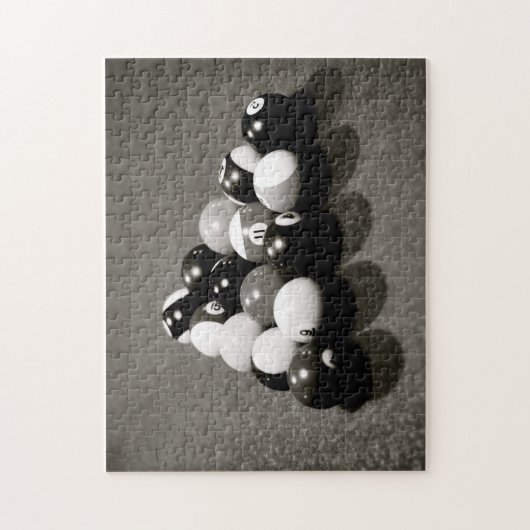 Billiard Balls Man Cave Pool Table Puzzle (Vertikal)