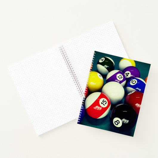 Billiard Balls Notizblock (Innenseite)