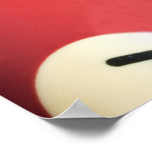 Billiard Balls Poster (Ecke)