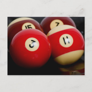 Billiard Balls Postkarte
