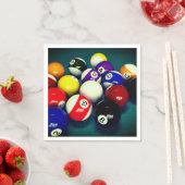 Billiard Balls Serviette (Beispiel)