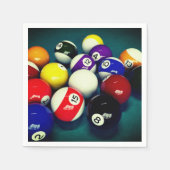 Billiard Balls Serviette (Vorderseite)