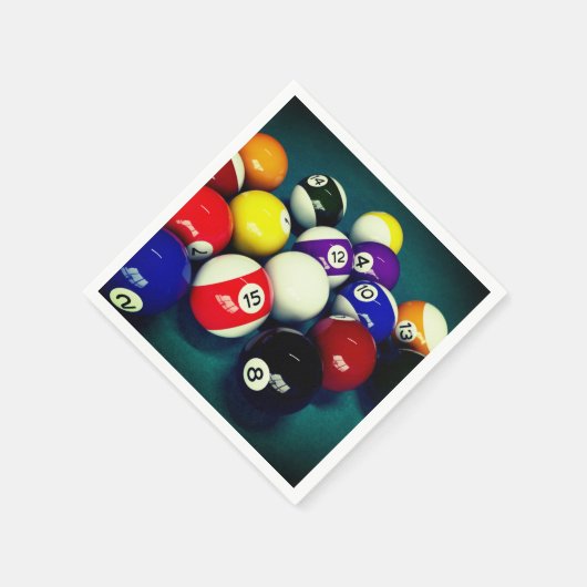 Billiard Balls Serviette (Ecke)