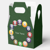 Billiard Balls Shiny farbenfroher Pool Snooker Spo Geschenkschachtel (Geöffnet)