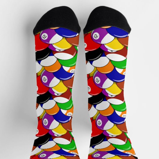Billiard Balls Socken (Oben)