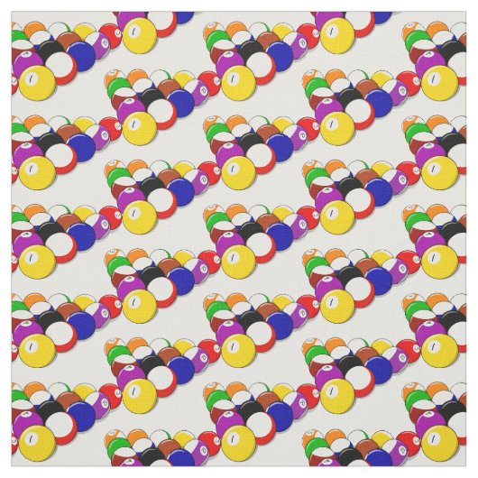 Billiard Balls Stoff (Muster)
