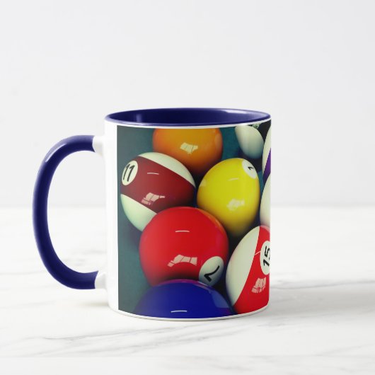 Billiard Balls Tasse (Links)