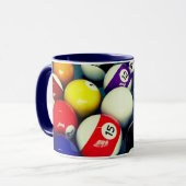 Billiard Balls Tasse (Vorderseite Links)