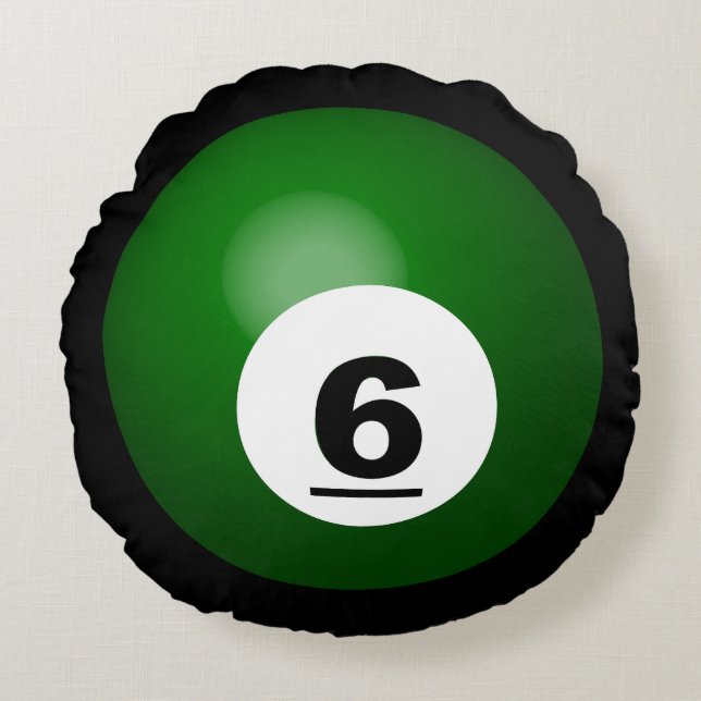 Billiard Balls Throw Kissen (Vorderseite)