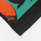 Billiard Billard Fans Retro Pop Art Billard Fleecedecke (Ecke)