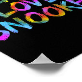 Billiard Billiard Billiard Billiard Billiard Peace Poster (Ecke)