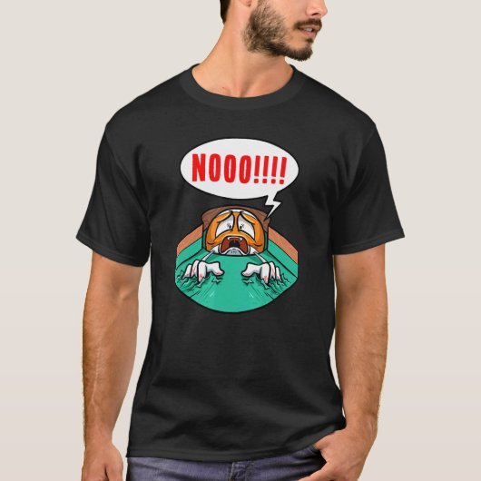 Billiard Billiard Scratching Billiard Ball Bill T-Shirt (Vorderseite)
