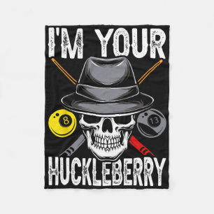 Billiard Billiards Pool Im Ihr Huckleberry Funny Fleecedecke