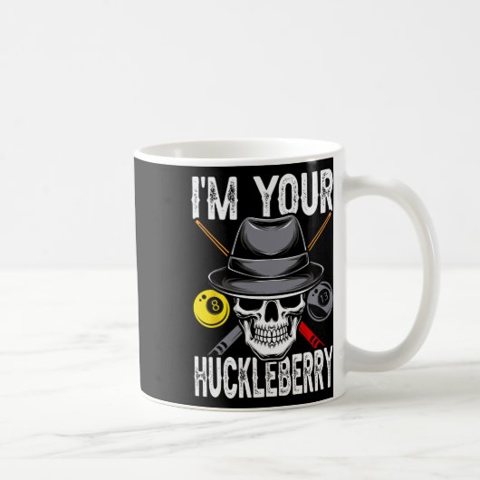 Billiard Billiards Pool Im Ihr Huckleberry Funny Kaffeetasse (Rechts)