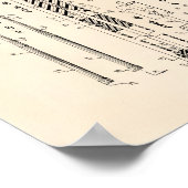 Billiard Cue Handle 1968 Patentkunst - Old Peper Poster (Ecke)