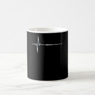 Billiard Cue Heartbeat Kaffeetasse