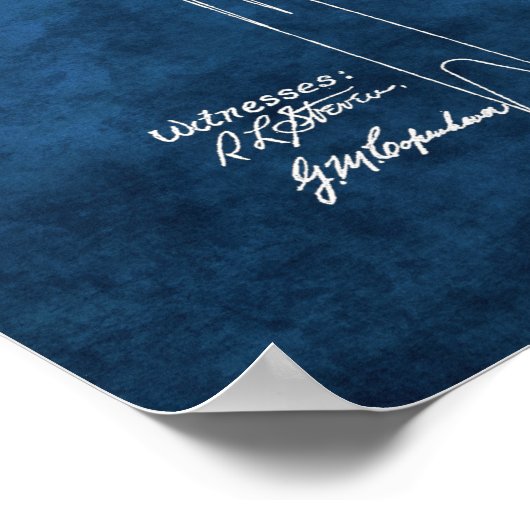 Billiard Cue Patent Art #4 Rec Zimmerdekor Poster (Ecke)