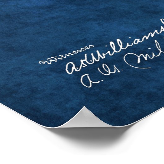 Billiard Cue Patent Art #6 Pool Room Decke Poster (Ecke)