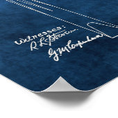 Billiard Cue Patent Art Printing Nr.4 Pool Zimmer Poster (Ecke)