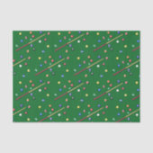 Billiard-Dekorationspapier, Poolbillard Queueball Seidenpapier (Vorderseite)