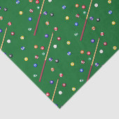 Billiard-Dekorationspapier, Poolbillard Queueball Seidenpapier (Ausschnitt)