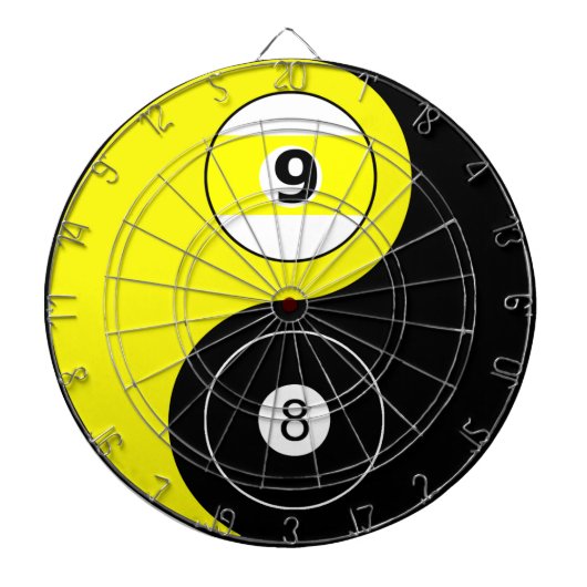 Billiard Design Dartboard Dartscheibe (vorne)