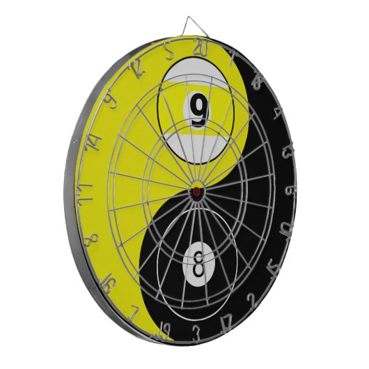 Billiard Design Dartboard Dartscheibe (Vorderseite Links)