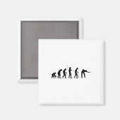 Billiard Evolution Snooker Pool Chalk Billiard Pla Magnet (Vorderseite/Rückseite)