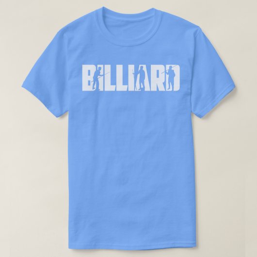 Billiard-Fan  T-Shirt (Design vorne)