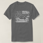 Billiard Flag Snooker Pool Chalk Billiard Player T-Shirt (Design vorne)