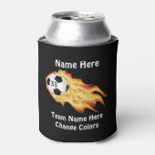 Billiard Flaming Soccer Team spendet PERSONALISIER Dosenkühler (Kanne Vorderseite)
