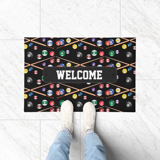 Billiard Game Fußmatte (Indoor)