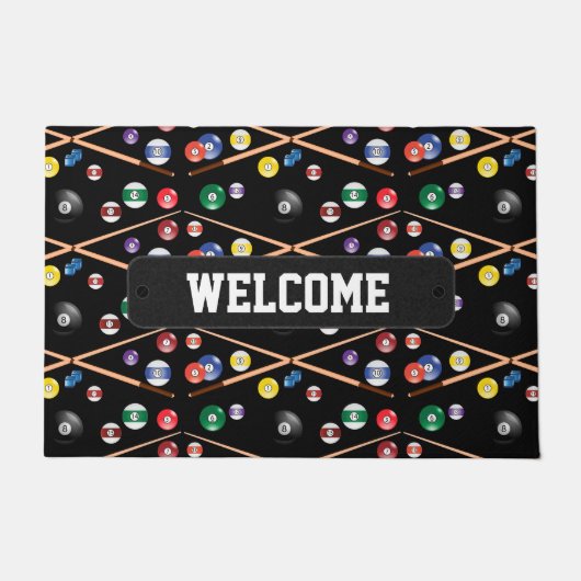Billiard Game Fußmatte (Vorderseite)