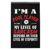 Billiard Geschenk Billiard Pool Snooker, Sarcaso F Kalender (Titelbild)