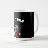 Billiard Gift Billiards Pool Im Your Huckleberry Kaffeetasse (VorderseiteRechts)