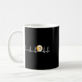 Billiard Heartbeat Snooker Pool Chalk Billiard Pla Kaffeetasse (Links)