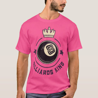 Billiard King 8Ball Retro Snooker 1 T-Shirt