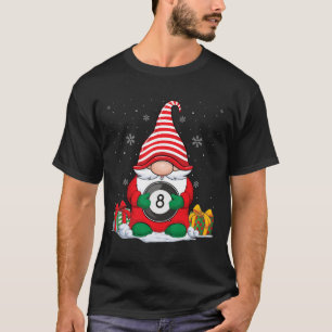 Billiard Ll Weihnachtsgnome Niedlicher Billiard Ll T-Shirt